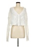 Unbranded 100% Polyester White Cardigan Size 6 - photo 1