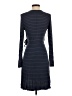 Express Stripes Blue Casual Dress Size S - photo 2