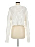 Unbranded 100% Polyester White Cardigan Size 6 - photo 2