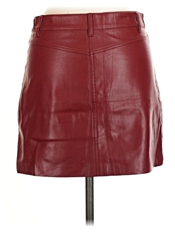 Zara Faux Leather Skirt (view 2)