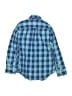 Mini Boden 100% Cotton Checkered-gingham Blue Long Sleeve Button-Down Shirt Size 6 - photo 2