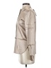 LILYSILK Metallic Tan Long Sleeve Silk Top Size S - photo 5