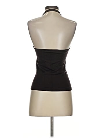 BCBGMAXAZRIA Sleeveless Silk Top (view 2)