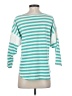 Assorted Brands 100% Cotton Teal 3/4 Sleeve Top Size P (petite) - photo 2