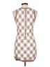 Mable Checkered-gingham Brown Casual Dress Size L - photo 2