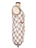 Mable Checkered-gingham Brown Casual Dress Size L - photo 4