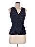 Harve Benard Blue Sleeveless Blouse Size M - photo 1