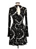 Forever 21 Stars Black Cocktail Dress Size L - photo 2