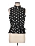 Carlisle Polka Dots Black Sleeveless Blouse Size 8 - photo 1