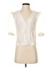 Topshop 100% Polyester Ivory Sleeveless Blouse Size 4 - photo 1