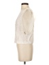 Topshop 100% Polyester Ivory Sleeveless Blouse Size 4 - photo 5