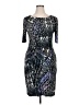 Connected Apparel Graphic Gray Cocktail Dress Size 14 - photo 1