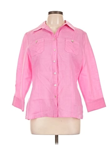 Appraisal 3/4 Sleeve Button-Down Shirt (view 1)