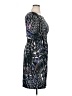 Connected Apparel Graphic Gray Cocktail Dress Size 14 - photo 4