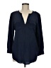 Joie 100% Silk Blue Long Sleeve Silk Top Size M - photo 1
