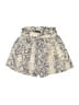 Zara Basic Animal Print Ivory Shorts Size XS - photo 1