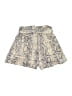 Zara Basic Animal Print Ivory Shorts Size XS - photo 2
