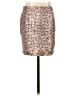 Jeans By Buffalo 100% Polyester Tweed Silver Gold Formal Skirt Size XS - photo 2