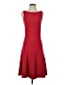Gap Solid Red Casual Dress Size 4 (tall) - photo 1