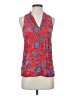Ava Christine 100% Rayon Red Sleeveless Blouse Size S - photo 1