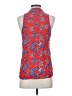Ava Christine 100% Rayon Red Sleeveless Blouse Size S - photo 2