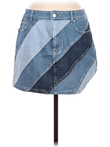 Chelsea & Violet Denim Skirt (view 1)