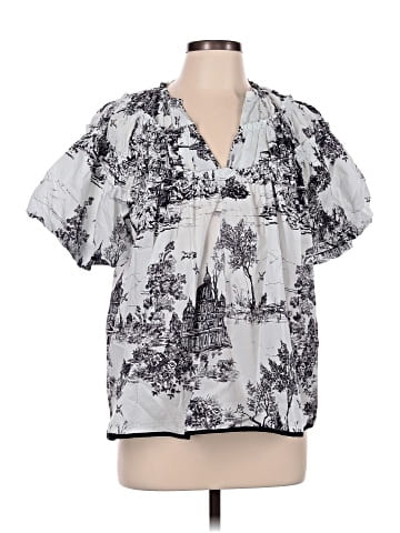 Umgee Short Sleeve Blouse (view 1)