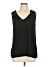 Ann Taylor LOFT Outlet 100% Polyester Black Sleeveless Blouse Size L - photo 1