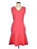 Calvin Klein Solid Red Cocktail Dress Size 6 - photo 1