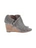 Lucky Brand Silver Gray Wedges Size 5 1/2 - photo 1