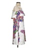 Halston Heritage Paisley White Cocktail Dress Size 4 - photo 4