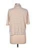 Torrid Stripes Tan Short Sleeve Button-Down Shirt Size Lg Plus (0) - photo 2