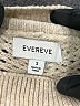 Evereve Chevron-herringbone Silver Turtleneck Sweater Size S - photo 7