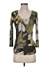 Ted Baker London 100% Polyester Green 3/4 Sleeve Top Size 4 (1) - photo 1