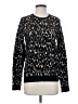 INC International Concepts Animal Print Black Pullover Sweater Size S - photo 1