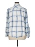 Style&Co 100% Rayon Plaid Blue 3/4 Sleeve Button-Down Shirt Size XL - photo 2