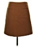 Ann Taylor LOFT Solid Brown Casual Skirt Size 4 Petite - photo 1