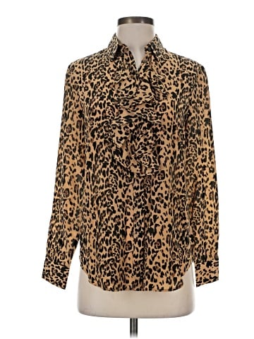 J.Crew Long Sleeve Silk Top (view 1)