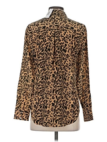 J.Crew Long Sleeve Silk Top (view 2)