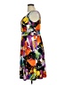 Kasper Floral Tropical Purple Casual Dress Size 14 - photo 5