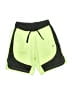Russell Athletic 100% Polyester Color Block Green Athletic Shorts Size L (kids) - photo 1