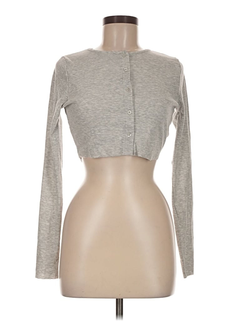 Pre-owned Cotton On Long Sleeve T-shirt In Gray