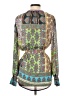 Liz Claiborne 100% Polyester Paisley Green Long Sleeve Blouse Size S - photo 2