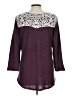 Charming Charlie Burgundy Pullover Sweater Size L - photo 2