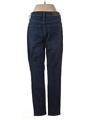 Madewell Curvy High-Rise Skinny Jeans in Sussex Wash: TENCEL&trade; Denim Edition (view 2)