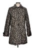 Forever 21 100% Cotton Animal Print Gold Coat Size L - photo 1