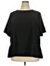 ELOQUII Black Short Sleeve Blouse Size 20 Plus - photo 1