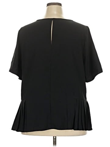 ELOQUII Short Sleeve Blouse (view 2)