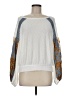 Free People Paisley White Pullover Sweater Size M - photo 1