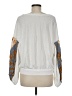 Free People Paisley White Pullover Sweater Size M - photo 2